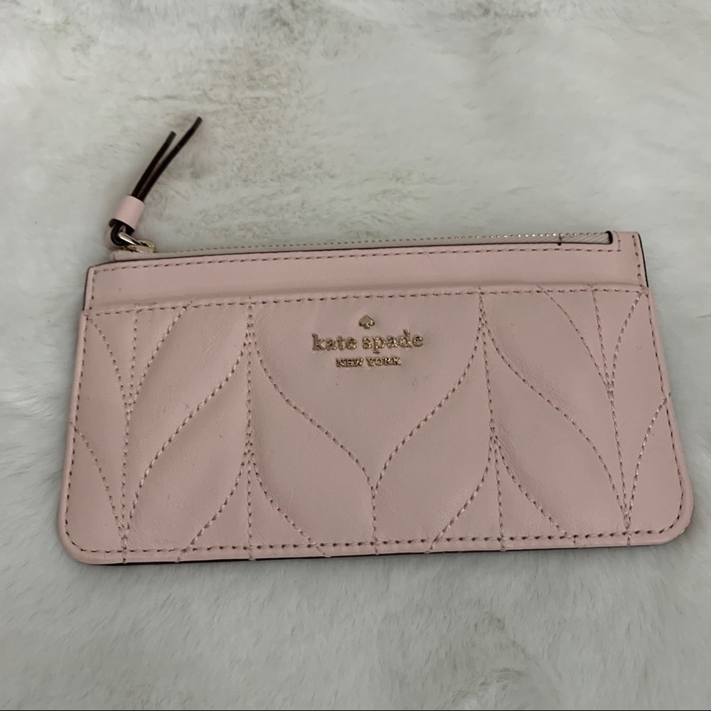 Kate Spade Briar Lane Quilted Lg Slim Card Holder